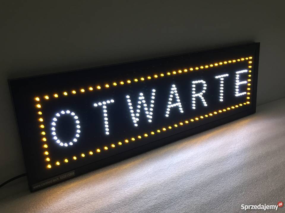 SZYLD DIODOWY Reklama LED FRYTKI 100x25 Warszawa