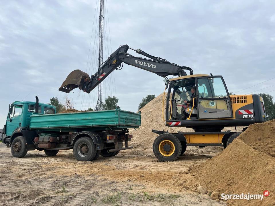 Koparka Wywrotka Wykopy Roboty ziemne Rozbiórki