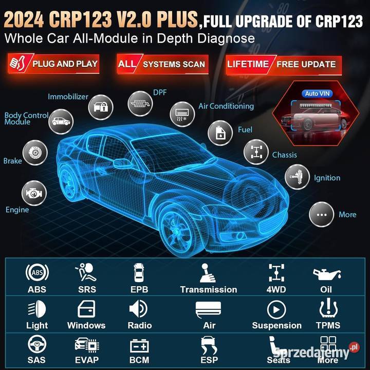 Interfejs skaner komputer diagnostyczny LAUNCH dolnośląskie Wrocław