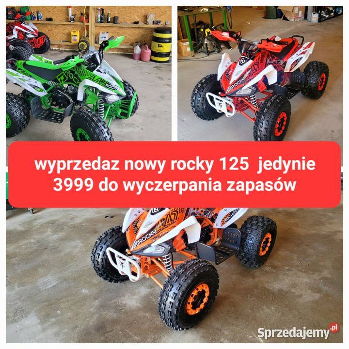 Nowy barton rocky wyprzedaz quad atv 125cc dolnośląskie Biskupice Oławskie sprzedam