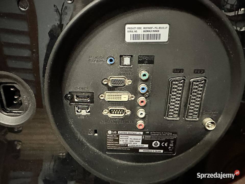 Tv Lcd 23 cale LG Flatron Full Hd M237WDP Monitory i projektory Kraków