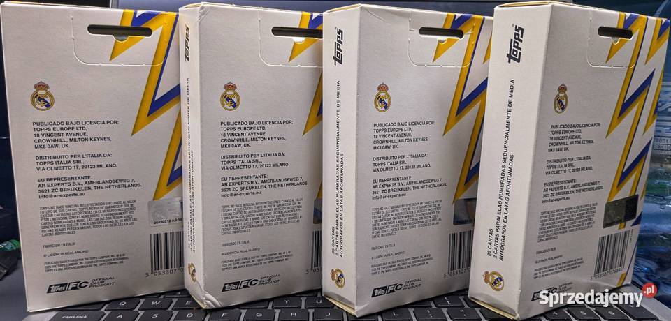 202526 Topps Soccer Real Madrid Collector Tin lubelskie Tomaszów Lubelski sprzedam