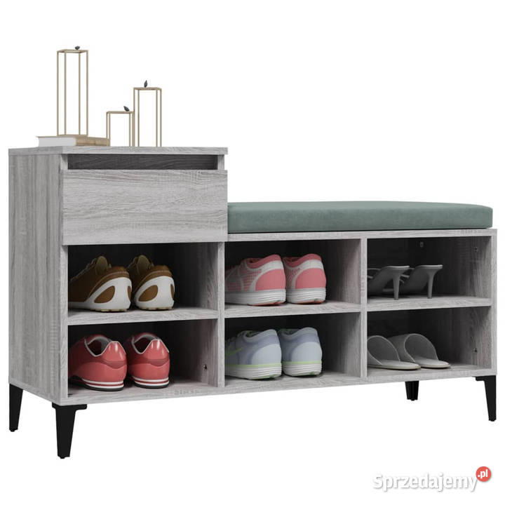 Szafka na buty szary dąb sonoma 102x36x60 Warszawa