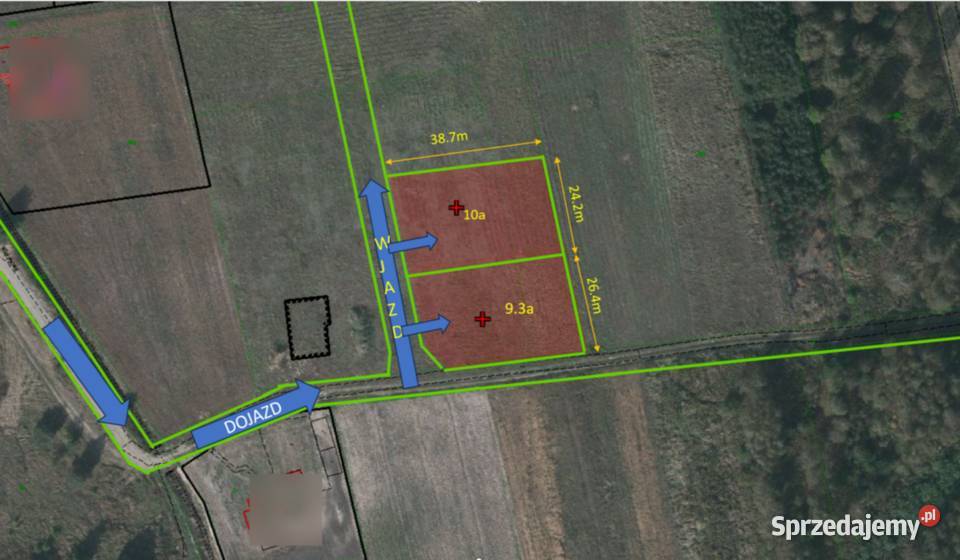 Działki 93a i 10a Wysoka Głogowska Sprzedaż podkarpackie