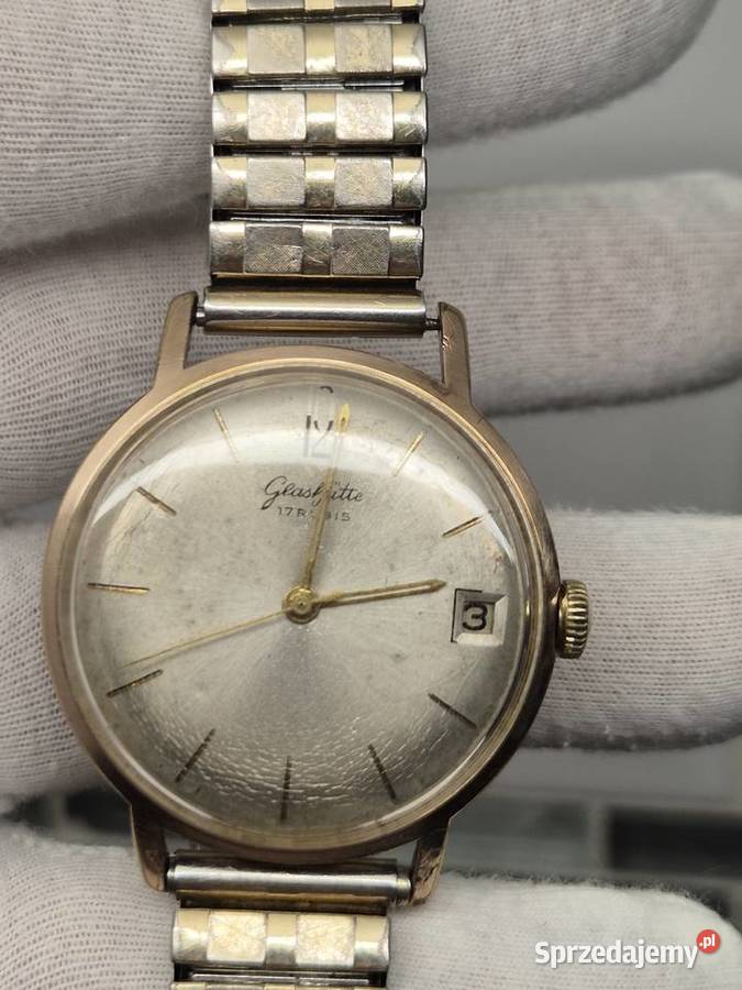 Męski stary zegarek Glashutte Chorzów