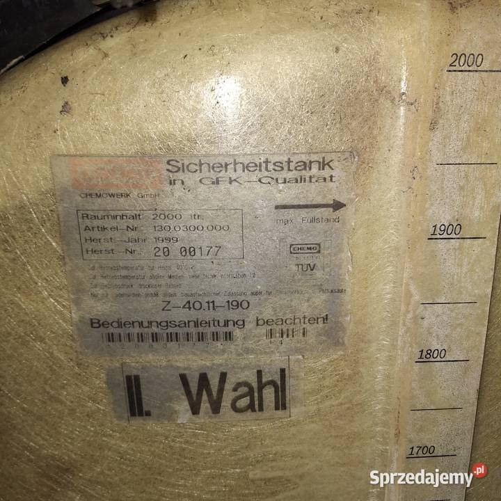 Zbiornik na olej napędowy opałowy wielkopolskie Słupca sprzedam