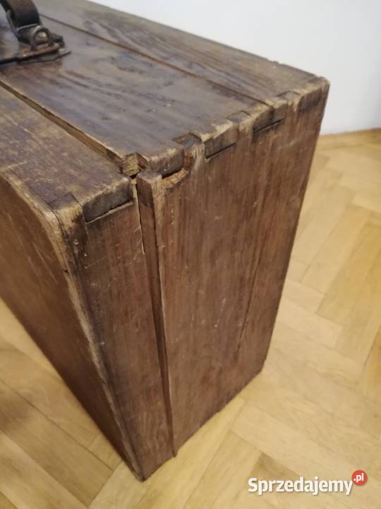 Drewniany Kufer Antyk Warszawa