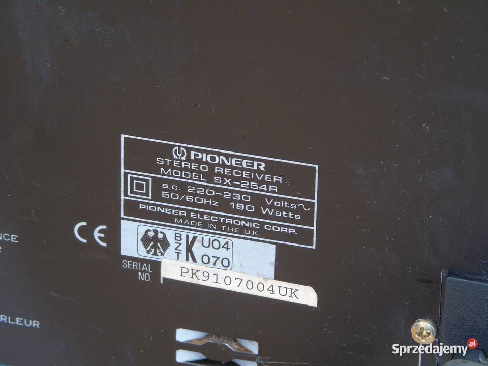 Japoński amplituner Pioneer SX254 R ładny i Jasło sprzedam