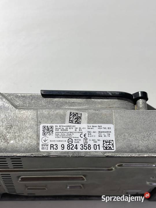 BMW G01 G05 G20 WZMACNIACZ RAM HIGH TMC 9824358
