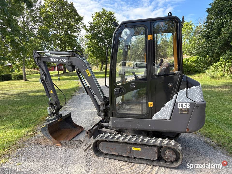 Minikoparka Volvo EC15B 2009 nie Orzesze