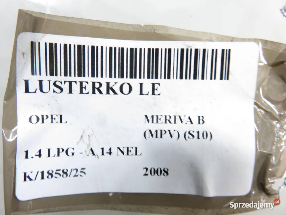 LUSTERKO LEWE OPEL MERIVA B MPV S10 Z20Z małopolskie
