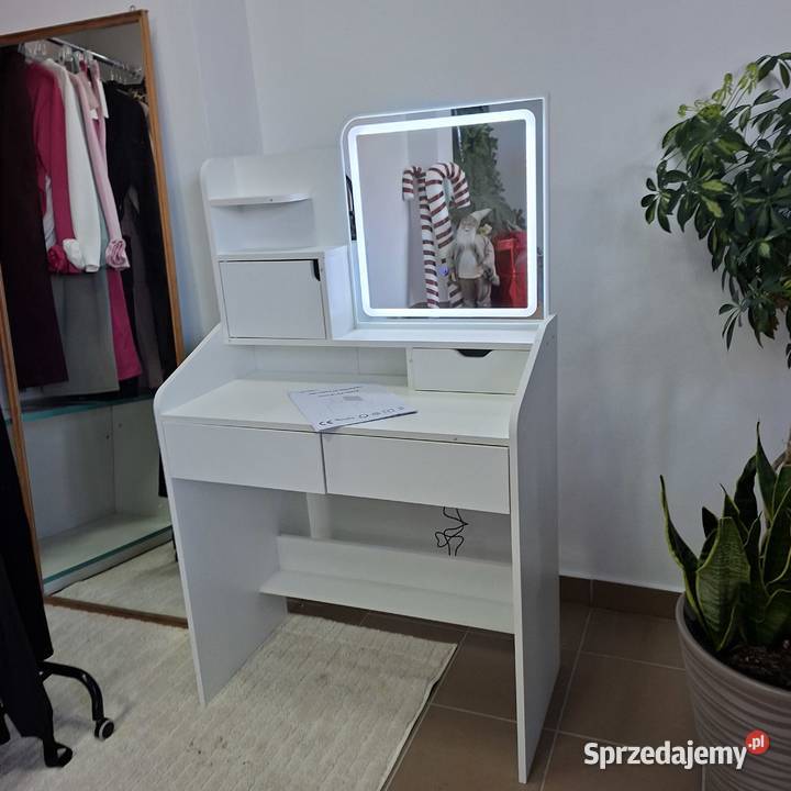 TOALETKA KOSMETYCZNA NOWA Z LUSTREM LED Toaletki Jawor sprzedam