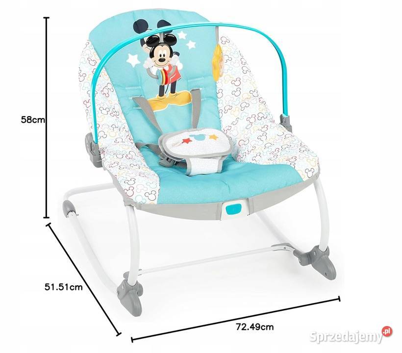Leżaczek Dziecięcy Disney Baby Myszka Mickey Brzozów sprzedam