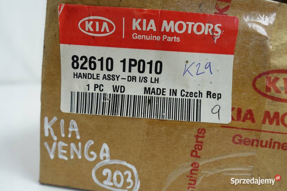 Kia Venga KLAMKA PRZEDNICH DRZWI lewa LEWY PRZÓD