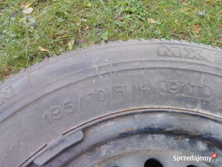 Koło 19570 R14 felga na 5 śrub Zagnańsk