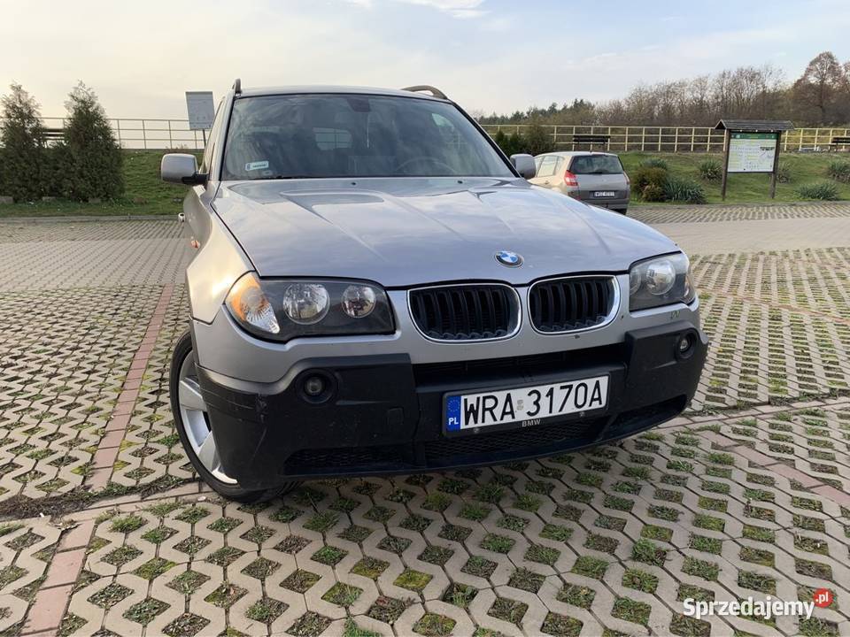 BMW X3 e83 30D 218 2005 mazowieckie Zalesice