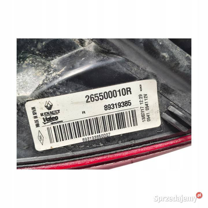 LAMPA PRAWA Renault Megane III Kombi 0816r TYLNA osobowe Chełm
