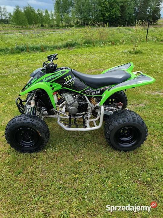 Kawasaki kfx 400 2006 z homologacją Iskrzynia
