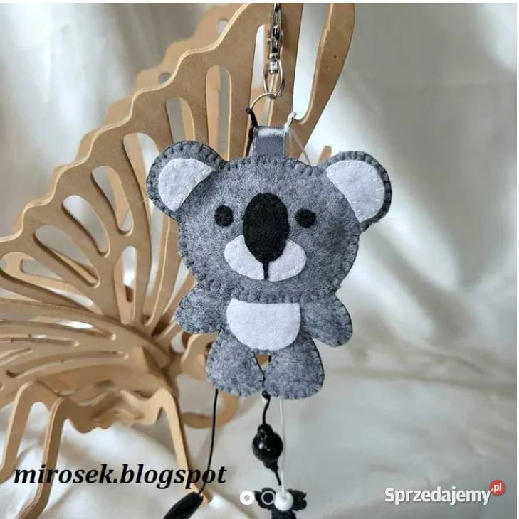 Miś Koala breloczek filc Łódź