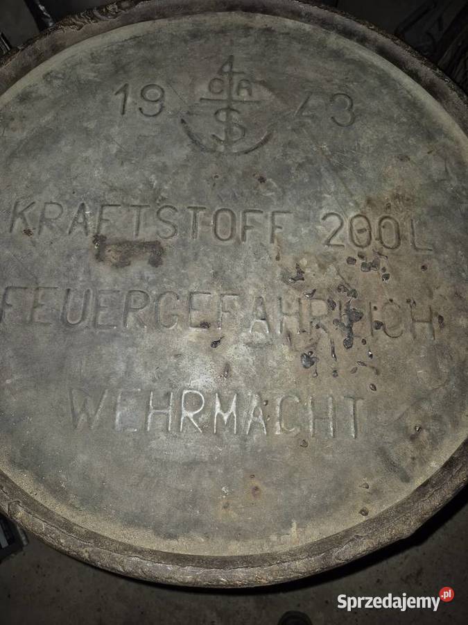 Beczka wehrmacht Wieleń