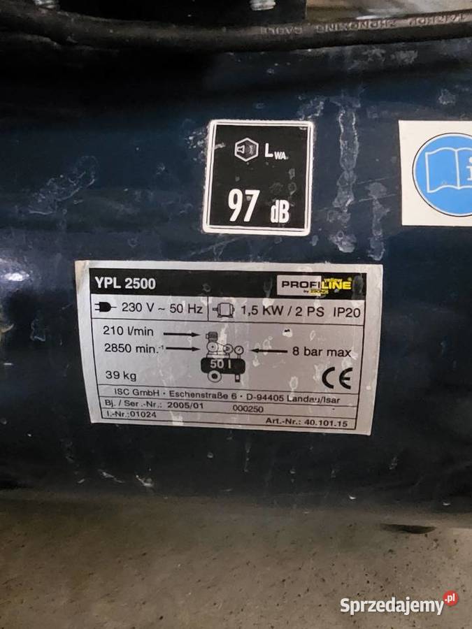 kompresor butla 50 l powietrzny 8 BAR Kraków Kompresory Narzędzia warsztatowe małopolskie sprzedam