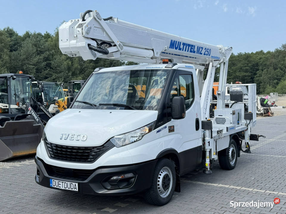 Iveco Daily 35S14 Podnośnik Koszowy Multitel MZ centralny zamek Widełki