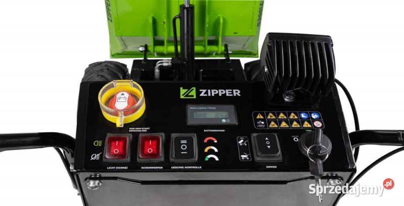 ELEKTRYCZNE WOZIDŁO WYWROTKA ZIPPER ZIED500 500