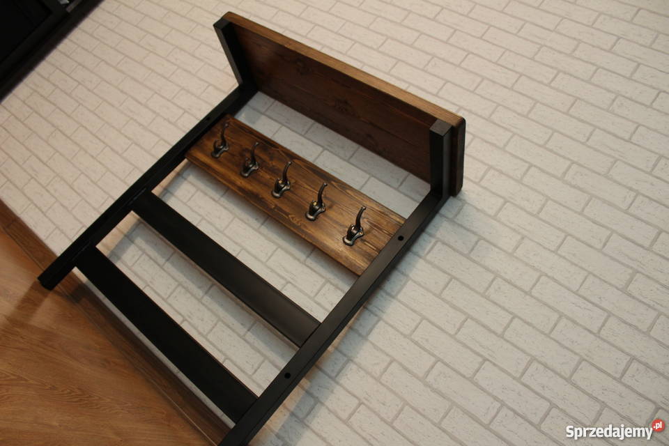 Stylowy komplet do przedpokoju wieszak siedzisko łódzkie Łódź