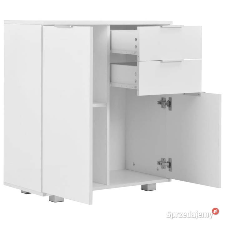 Komoda biała na wysoki połysk 71 x 35 x 80 płyta mazowieckie Warszawa