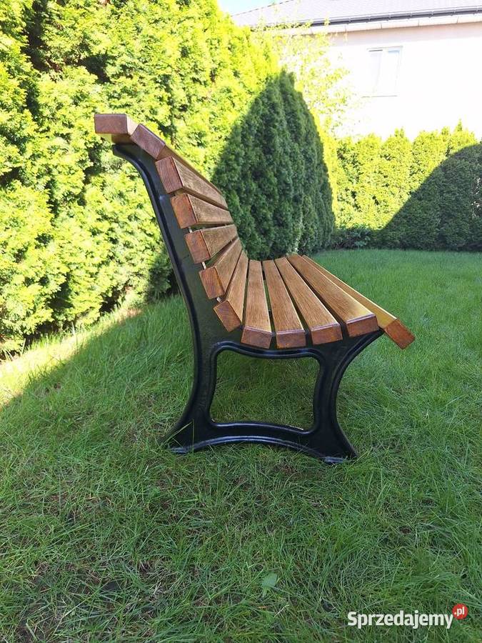 Ławka ogrodowa nogi żeliwneŁódzka Ożarów Mazowiecki