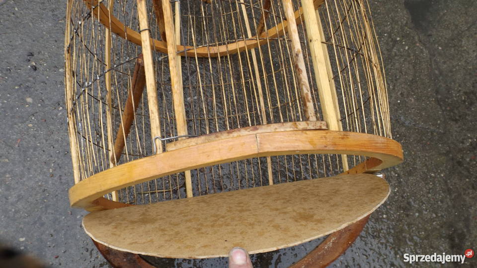 Stara duża klatka ptaków Papugi Grodziczno sprzedam