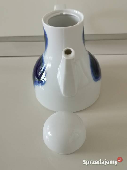 Dzbanek do kawy porcelana Pop Art vintage Toruń