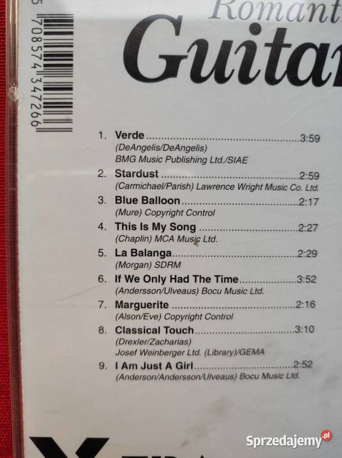 Romantic collection guitar 3 płyta cd