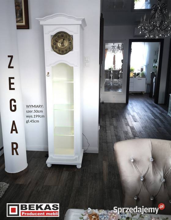 Zegar Stylowy Dąb Rustikalny Zegar Stojący 50 200cm sprzedam