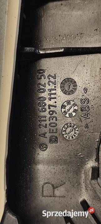 MERCEDES W211 TUNEL PODŁOKIETNIK A2116800350