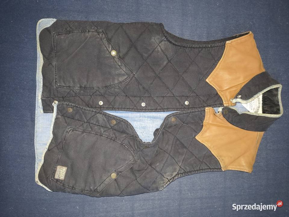 Kamizelka Skora HILLFIGER DENIM retro mega kot Kraków