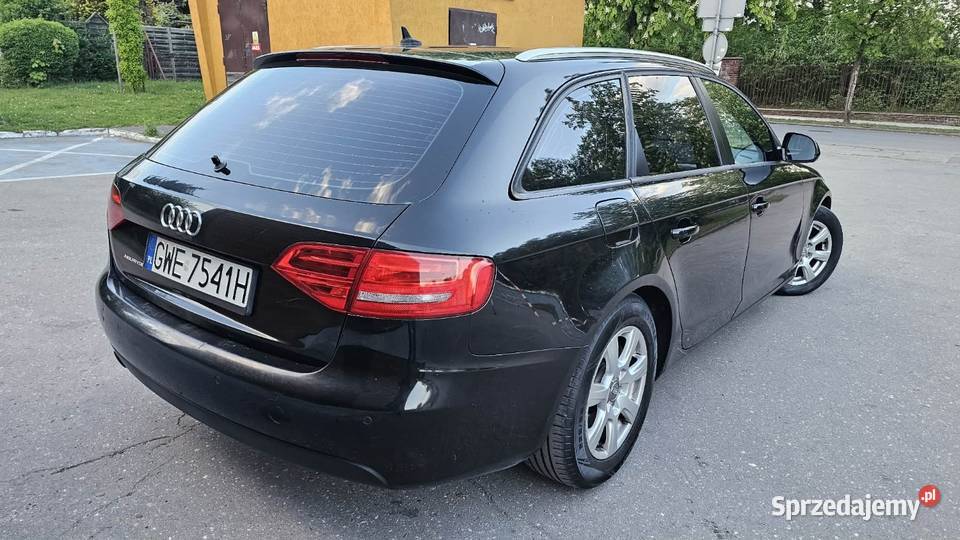 Audi A4 B8 20 Tdi CommonRail 2009 czarny Elbląg