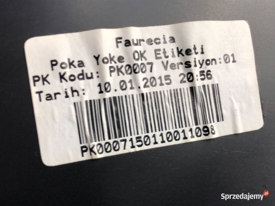 SCHOWEK PASAŻERA RENAULT CLIO IV Hatchback PÓŁKA