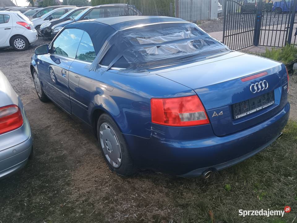 Audi A4 Kabrio 2002r 30i 220 Nawigacja Witkowo