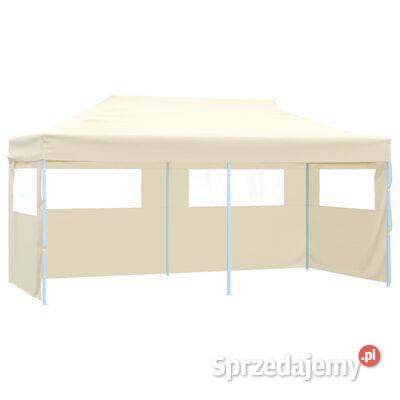 vidaXL Kremowy namiot imprezowy rozkładany 3 x 6 Warszawa