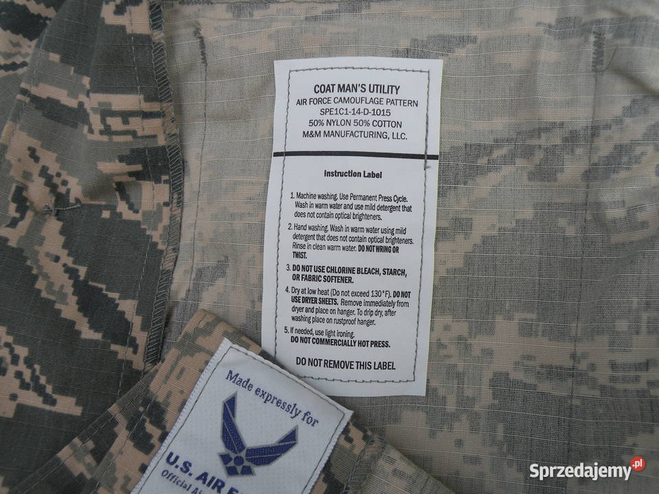Bluza USAF ABU tiger stripes Ripstop sprzedam