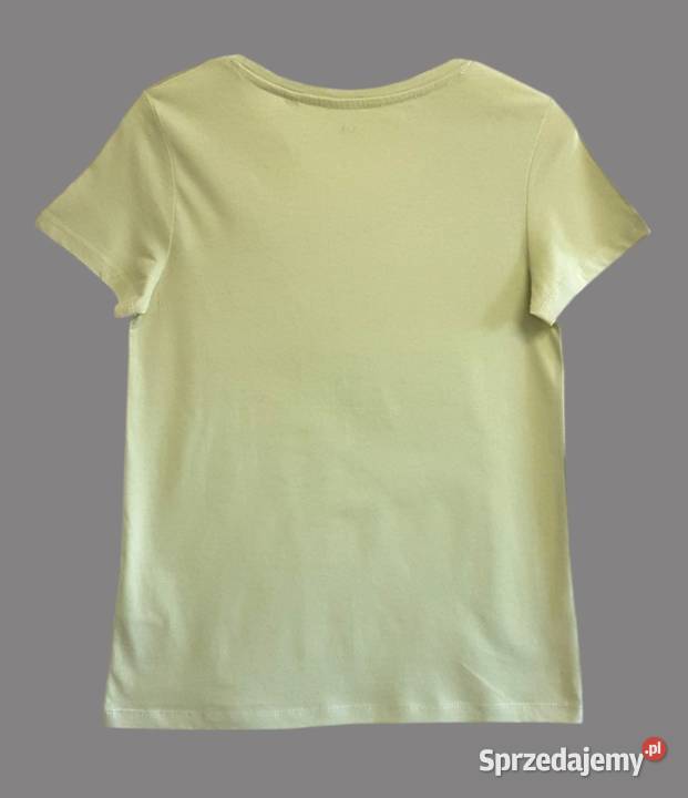 Damska bluzka oliwkowa z krótkim rękawem Chrzanów