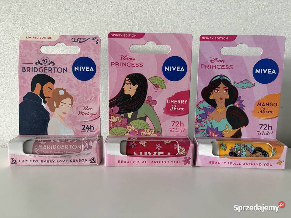 Zestaw 3 pomadek Nivea Mango Shine Cherry Shine Unisex Poznań