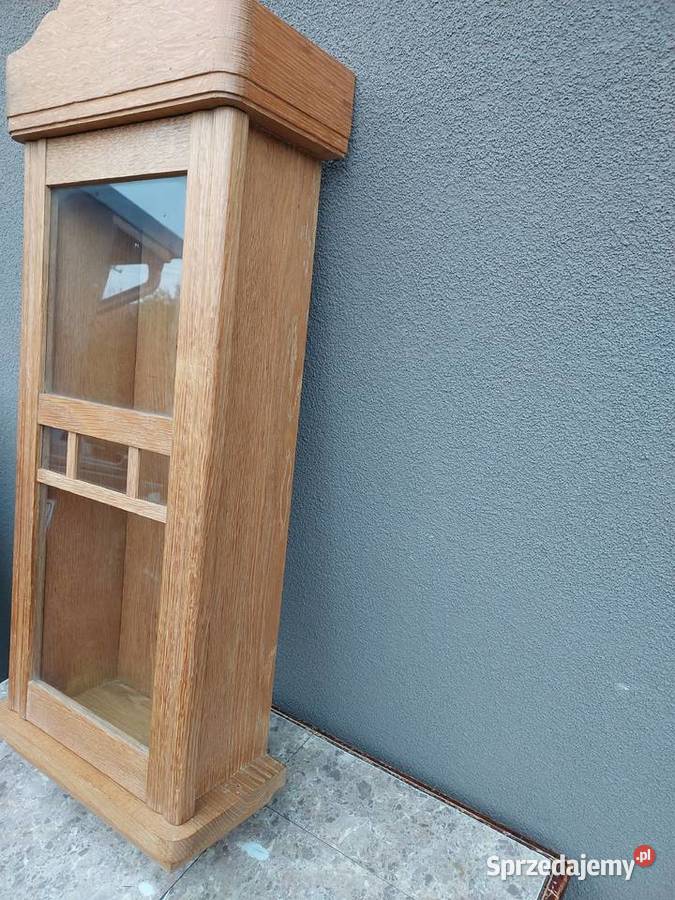 Szafka witrynka z obudowy starego zegara mocna Tczew