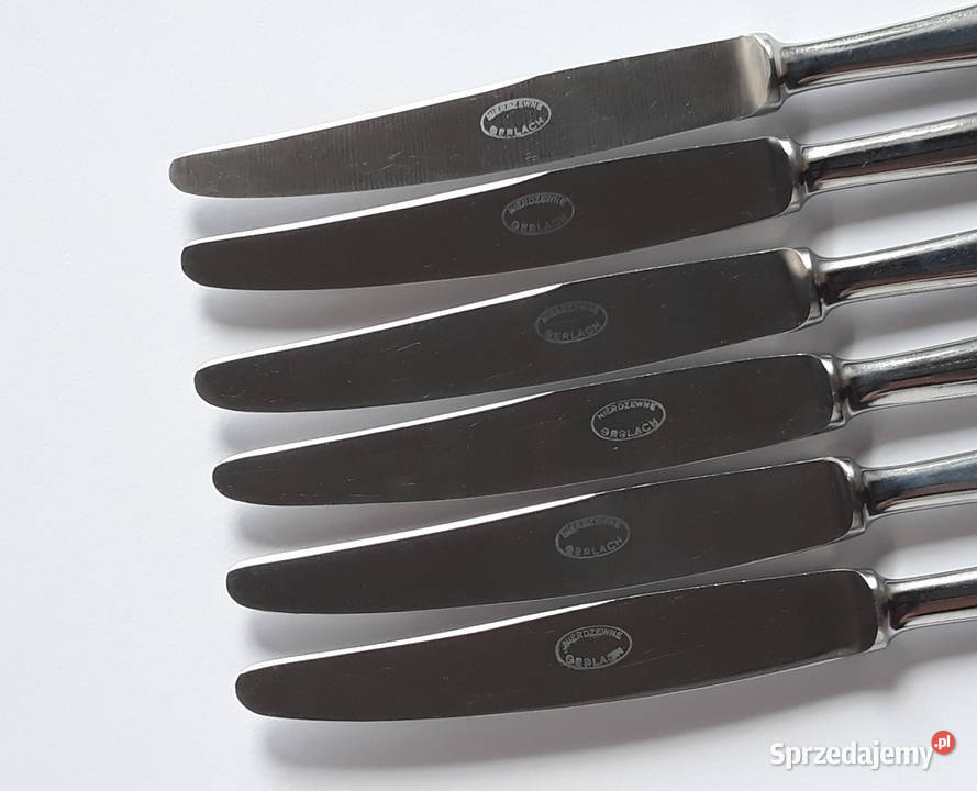 Kute noże obiadowe 2 KROPLA WODY Gerlach sztućce Dąbrowa Górnicza