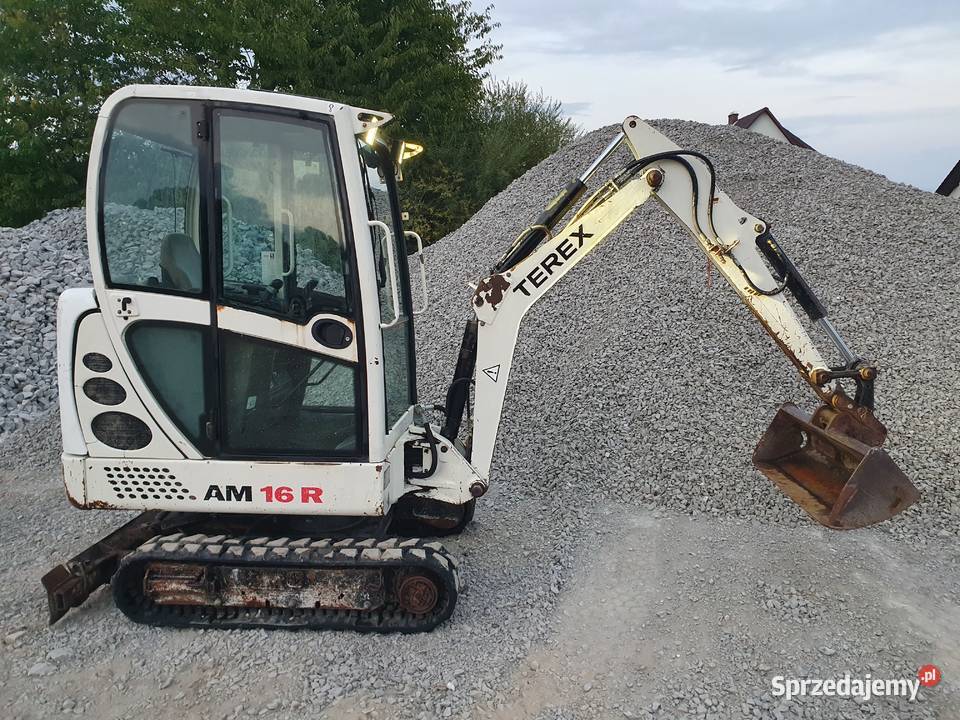 Terex am16R minikoparka szybkozłącze komplet Koparki