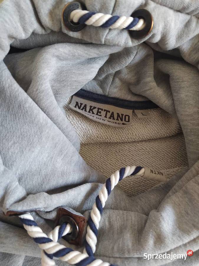Bluza Naketano długa r L szara sukienka podkarpackie Dębica