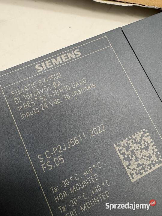 Siemens 6ES7 5211BH100AA0 DI Module Pozostałe Warszawa