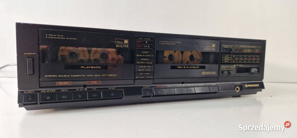 Magnetofon cassette deck CT 1180 W CT1180W wielkopolskie Międzychód sprzedam