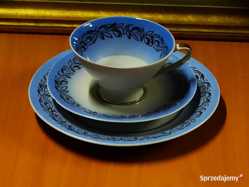 Zestaw kawowy ceramiczny w stylu vintage
